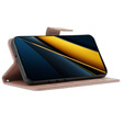 Klopové pouzdro pro Xiaomi Poco X6 Pro 5G, Butterfly, fialové