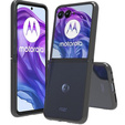 Pouzdro pro Motorola Razr 50 Ultra, Fusion Hybrid, transparentní / černé