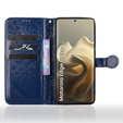 Flipové pouzdro pro Motorola Edge 60 Pro, Wallet Rhombus, modré