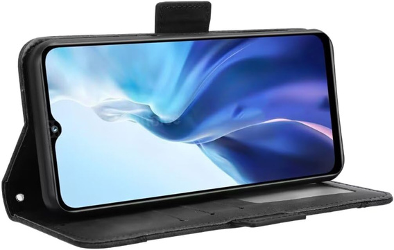 Klopové pouzdro pro Realme Note 70T 4G, Card Slot, černé