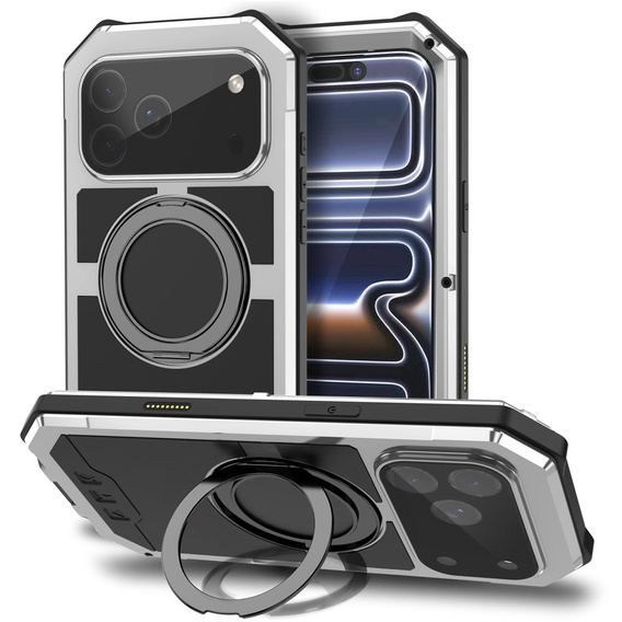 Pouzdro R-JUST s MagSafe a stojánkem pro iPhone 17 Pro Max