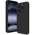 Pouzdro pro Xiaomi Redmi Note 14 4G, Silicone Lite, černé