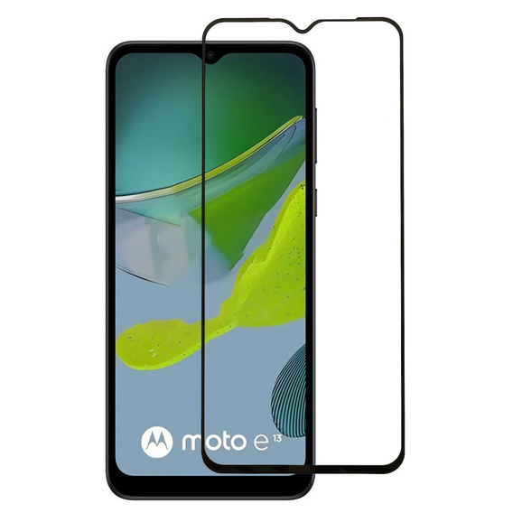 3D tvrzené sklo pro Motorola Moto E13, černé