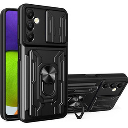 Pancéřové pouzdro pro Samsung Galaxy A05s, Camera Slide Card Slot, černé