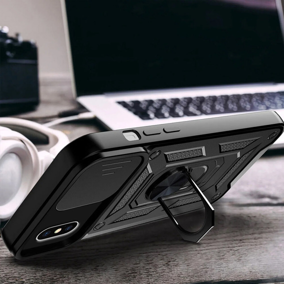 Pouzdro pro iPhone XR, CamShield Slide, černé