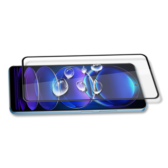 Tvrzené sklo Mocolo Full Glue pro Xiaomi Poco X5 Pro 5G, černý rám