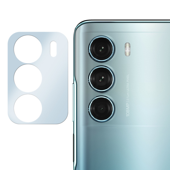 Tvrzené sklo na fotoaparát pro Motorola Moto G200 5G, průhledné