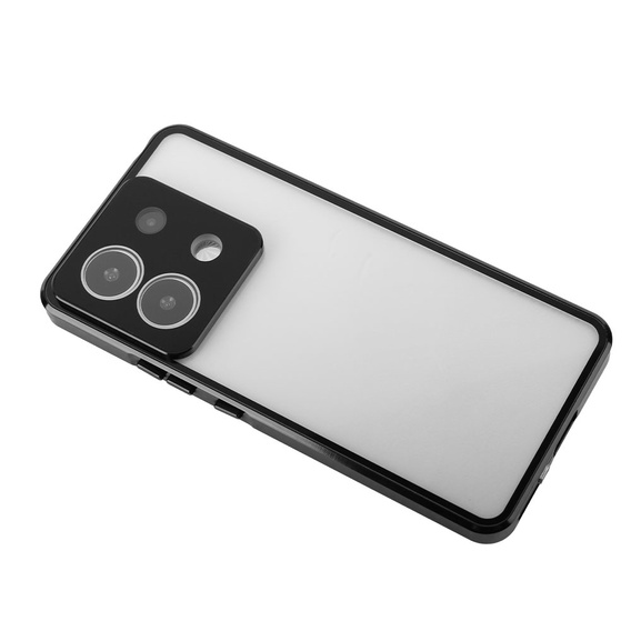 Pouzdro pro Xiaomi Redmi Note 13 Pro 5G, Magnetic Dual Glass, černé