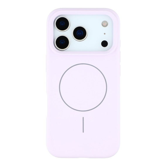 Silikonové pouzdro pro iPhone 17 Pro, pro MagSafe, proti nárazu, fialové