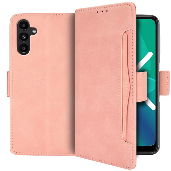 Klopové pouzdro pro Samsung Galaxy A04S / A13 5G, Card Slot, růžové
