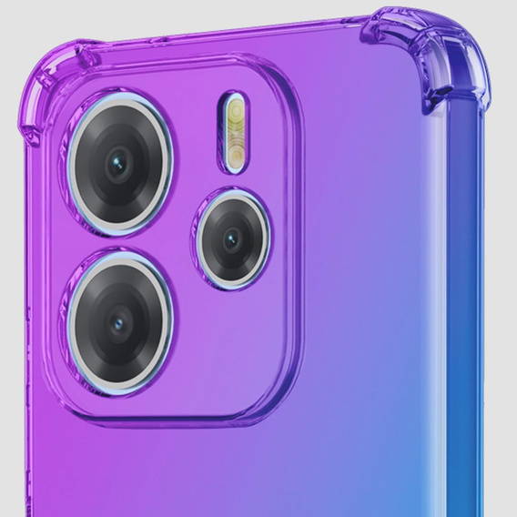 Pouzdro pro Xiaomi Redmi Note 14 4G, Gradient Dropproof, Fialová / modrá