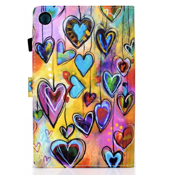 Pouzdro pro Lenovo Tab M10 Plus 10.6 Gen 3 125F/128F, hearts