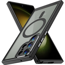 Pouzdro pro Samsung Galaxy S23 Ultra, ERBORD Impact Guard, MagSafe, černé