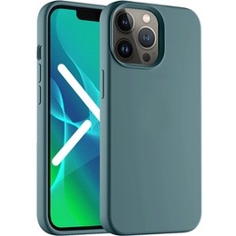 Pouzdro pro iPhone 14 Pro Max, Silicone Lite, zelené