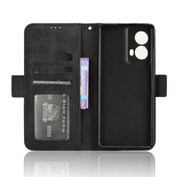 Klopové pouzdro pro Motorola Moto G85, Card Slot, černé