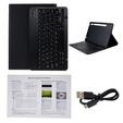 Pouzdro + klávesnice Samsung Galaxy Tab S7 T870/T875 / S8, Pen Slot, černé