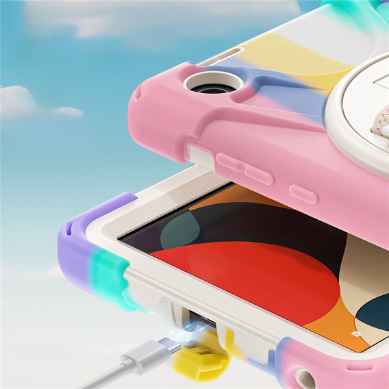 Pevné pouzdro s podstavcem a ramenním popruhem pro Lenovo Tab One