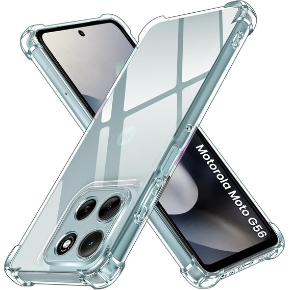 Pouzdro pro Motorola Moto G56 5G, Dropproof, průhledné