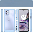 Pouzdro pro Motorola Moto G13 / G23, Fusion Hybrid, transparentní / modré