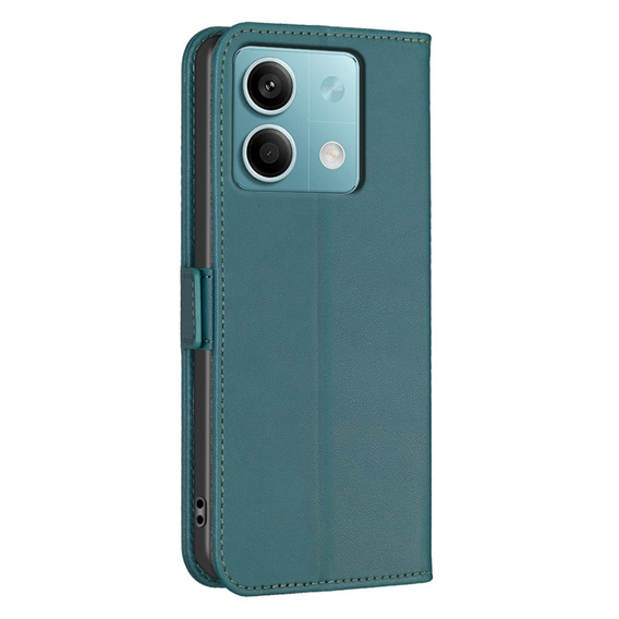 Klopové pouzdro pro Xiaomi Redmi Note 13 5G, BINFEN Wallet, zelené