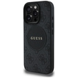 Pouzdro Guess 4G Circle s klasickým logem, pro MagSafe pro iPhone 16 Pro