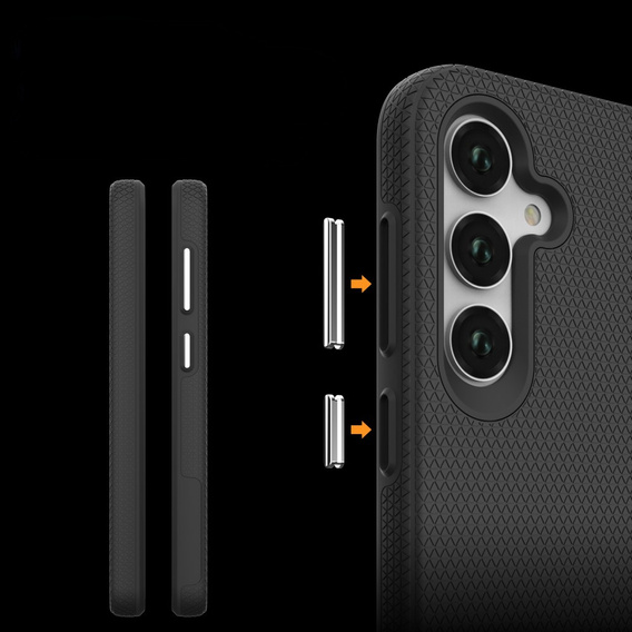 Pancéřové pouzdro pro Samsung Galaxy A35 5G, Dual Armored, černé