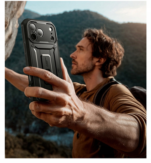 Pouzdro Supcase pro iPhone 17 Pro Max, Unicorn Beetle Pro, černé