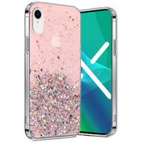 Pouzdro pro iPhone XR, Glittery, růžové