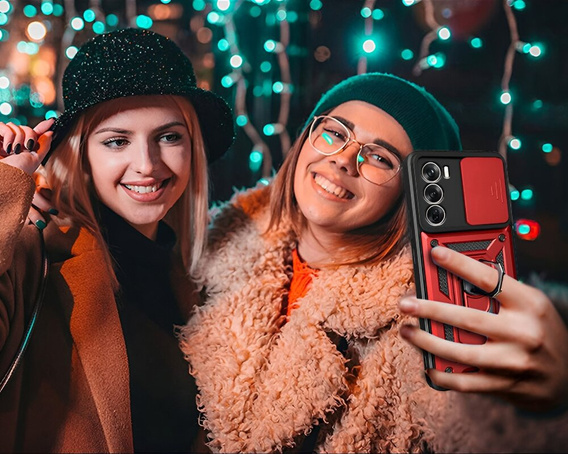 Pouzdro pro Oppo Reno 12, CamShield Slide, červené