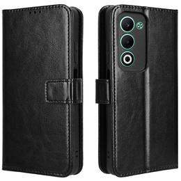 Klopové pouzdro pro Oppo A5 5G / A5m, Crazy Horse Wallet, černé