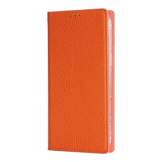 Pouzdro s klopou Litchi Skin Grain pro iPhone 17 Pro Max