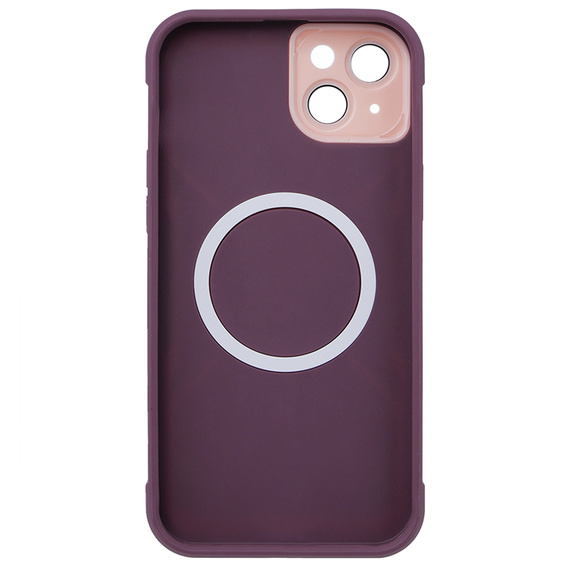Pouzdro pro iPhone 15 Plus, ERBORD Armor Mag, kaštanové