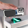 Klopové pouzdro pro iPhone 11, RFID Wallet MagSafe CamShield, černé