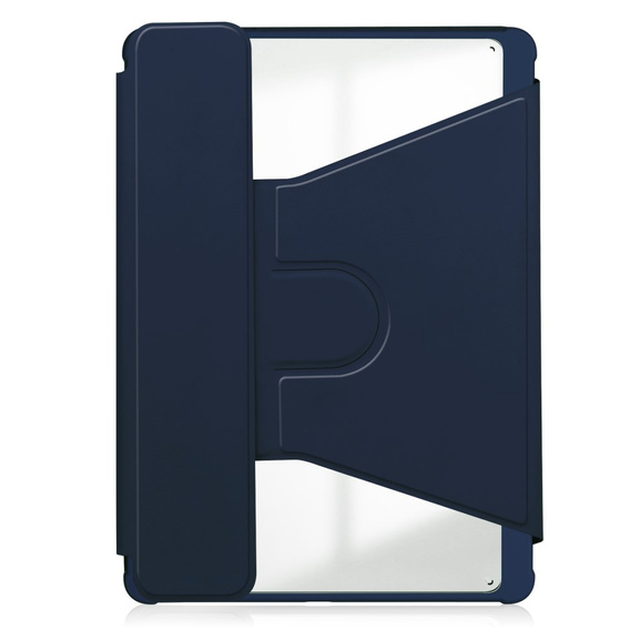 Pouzdro s klávesnicí pro iPad Pro 11" 2024 (5 gen.), Rotary 360° Leather, námořnicky modré