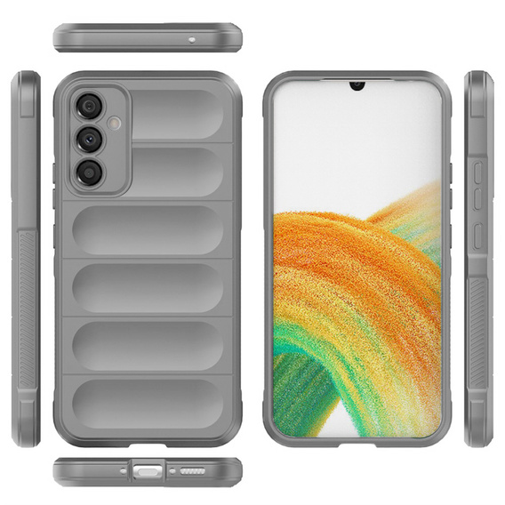 Pouzdro pro Samsung Galaxy A34 5G, Gaming Shockproof, šedé