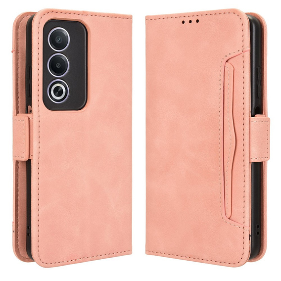 Klopové pouzdro pro Oppo A80, Card Slot, růžové