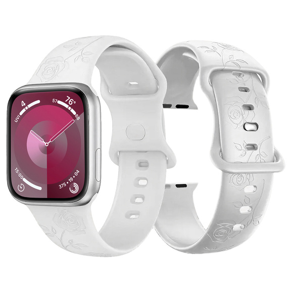 Silikonový řemínek pro Apple Watch 1/2/3/4/5/6/7/8/9/SE 38/40/41/mm