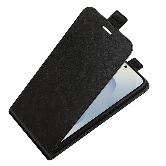 Klopové pouzdro pro Samsung Galaxy S25 Edge, Flip, černé