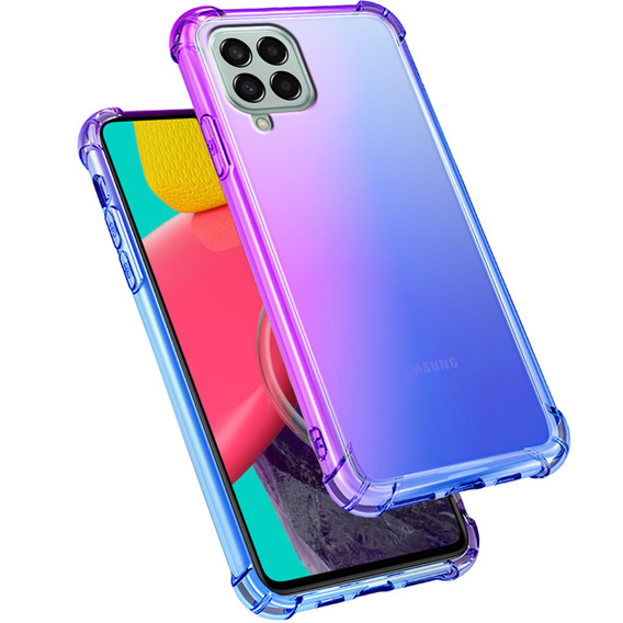 Pouzdro pro Samsung Galaxy M53 5G, Gradient Dropproof, modré