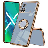 Pouzdro pro Xiaomi Poco X4 Pro 5G, Electro Ring, modré