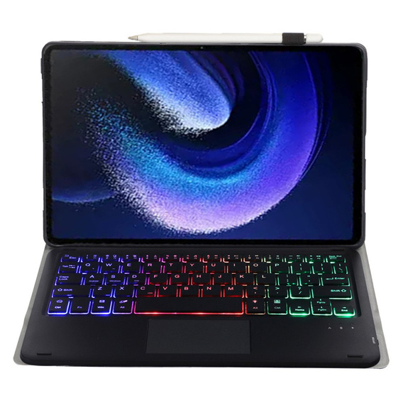 Pouzdro + klávesnice Xiaomi Pad 6 / 6 Pro, with touchpad, černé