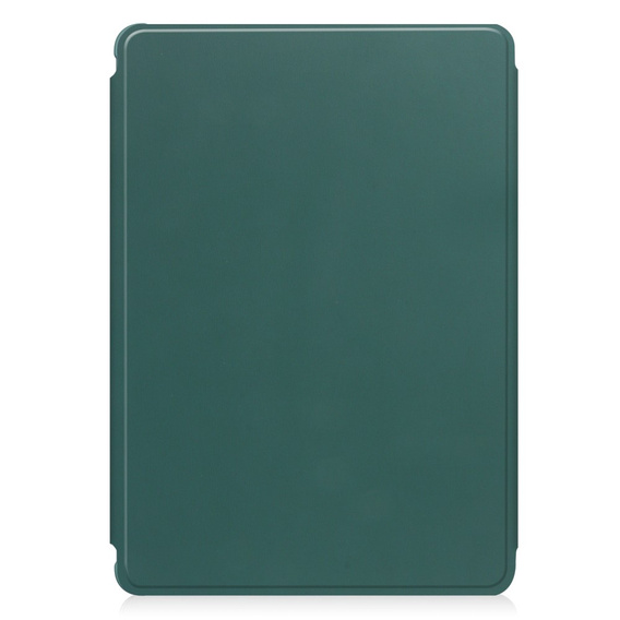 Pouzdro s klávesnicí pro Samsung Galaxy Tab A9+, Rotary 360° Leather, tmavě zelené