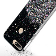 Pouzdro pro Huawei Y7 2018/Enjoy 8, Glittery, černé