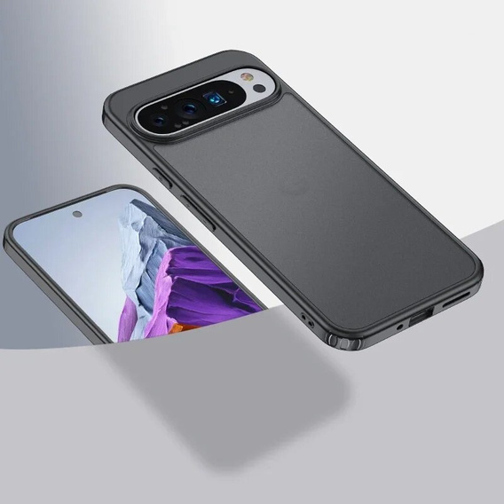 Pouzdro pro Google Pixel 9 / Google Pixel 9 Pro, Fusion Hybrid, transparentní / černé