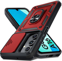 Pouzdro pro Samsung Galaxy A16, CamShield Slide, červené