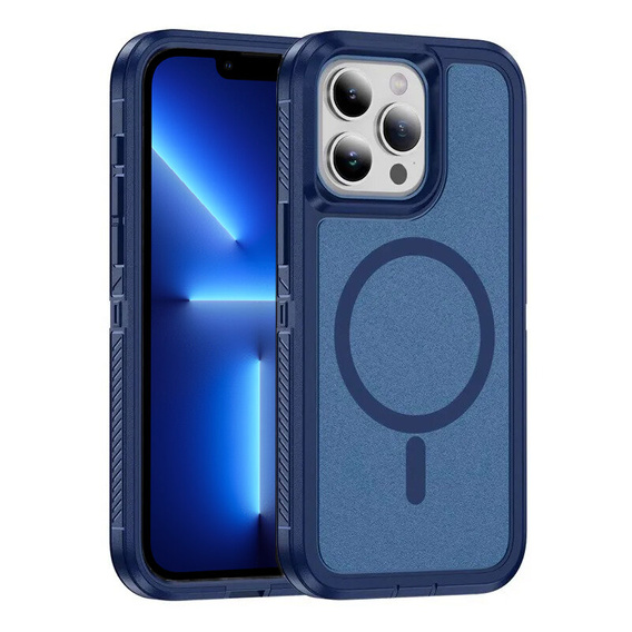 Pouzdro s rámečkem pro iPhone 13 Pro, pro MagSafe, modré