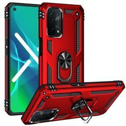 Pancéřové pouzdro pro OPPO A54 5G/A74 5G/A93 5G, Nox Case Ring, červené