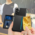 Pouzdro pro Samsung Galaxy A54 5G, Card Holder Kickstand, černé