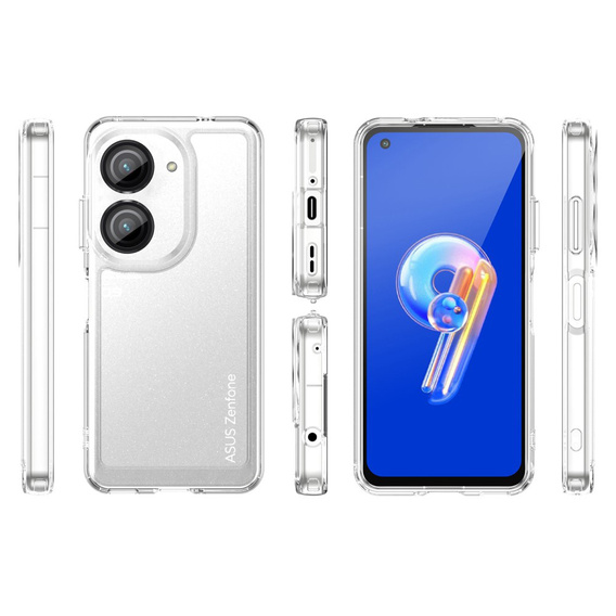 Pouzdro pro Asus Zenfone 9 5G / 10 5G, Fusion Hybrid, průhledné