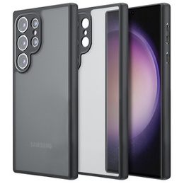 Pouzdro pro Samsung Galaxy S24 Ultra, Fusion Hybrid, s ochranou fotoaparátu, transparentní / černé